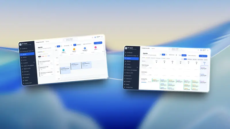 Panel web SIF Agent — gestión de servicios